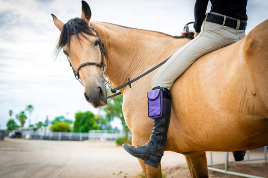 Horseback Riding with an Equestrian Cell Phone Case - Woofhoof