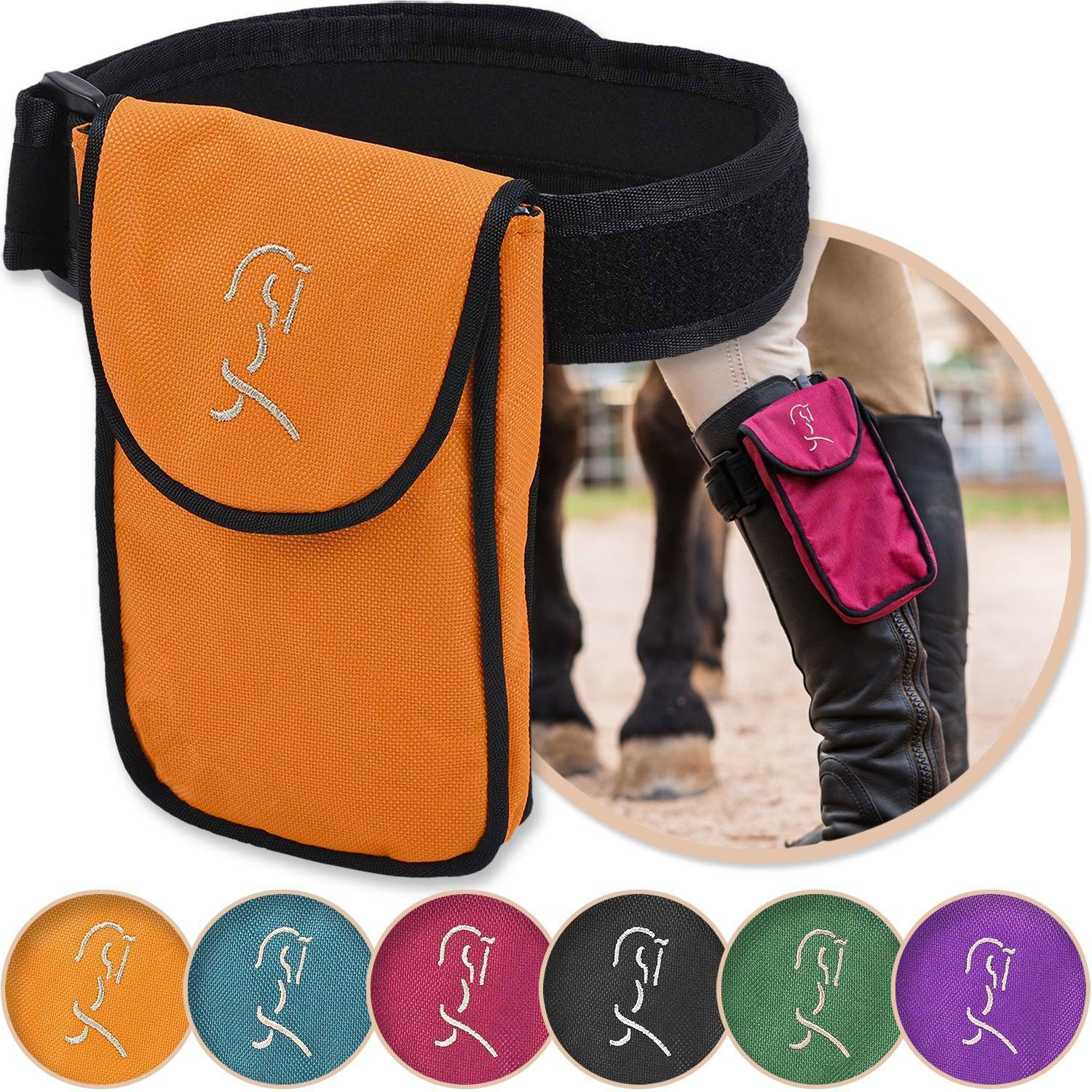 Leg Holster Mobile Phone Holder For Horse Riding Woofhoof XL Aqua