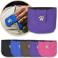 Purple pocket treat pouch shown with a variety of five colors