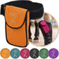 Orange equestrian cell phone holder shown with a variety of colors